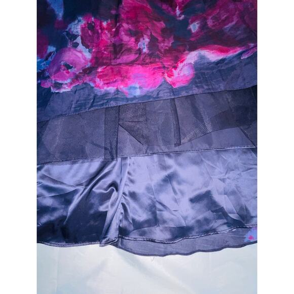 Neiman Marcus Leila Rose ‎ Dress - 75% Cotton / 25% Silk - Women's Size 8 - Picture 4 of 11